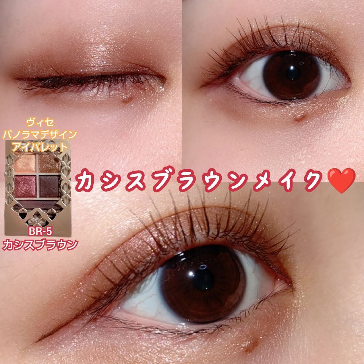 パノラマデザイン アイパレット/Visée/アイシャドウパレットを使ったクチコミ(1枚目)