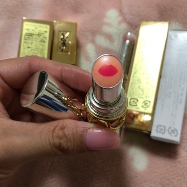 【使った商品】
YVES SAINT LAURENT BEAUTE
ヴォリュプテ ティントインバーム
No.2ティーズミーピンク
No.3コールミーローズ
No.5デアミープラム
【色味】
No.2可愛