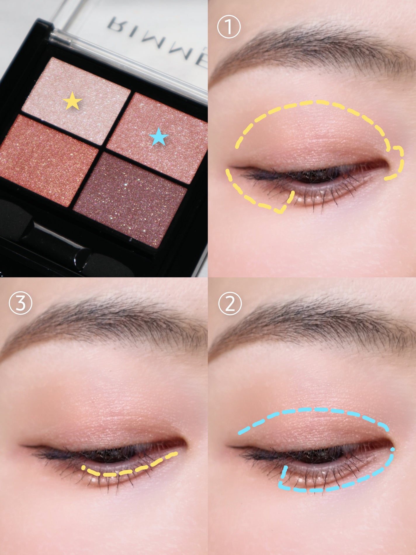 ぬこ on LIPS 「最近よくやる時短メイクです✨◆使用コスメリンメルワンダーエバー..」(2枚目)