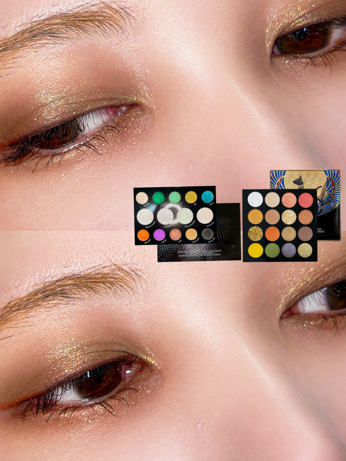 大英博物館 エジプトシリーズ アイシャドウパレット 01 アンダーソンの猫/ZEESEA/アイシャドウパレットを使ったクチコミ（3枚目）