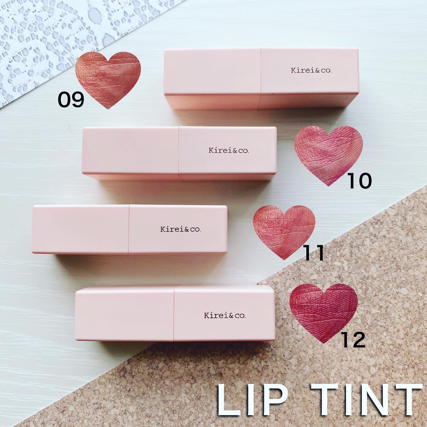 ルージュリップティント/Kirei&co./口紅を使ったクチコミ（2枚目）