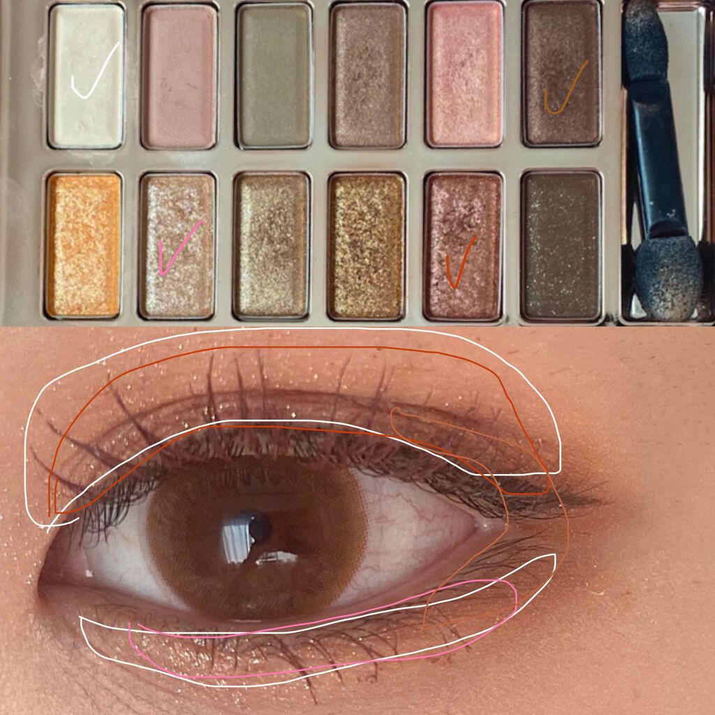 バレンタインボックス/VAVI MELLO/アイシャドウパレットを使ったクチコミ（2枚目）