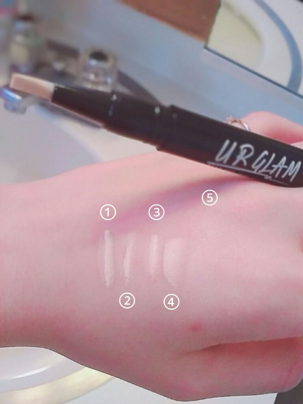 UR GLAM　BLOOMING EYE COLOR PALETTE/U R GLAM/アイシャドウパレットを使ったクチコミ（2枚目）