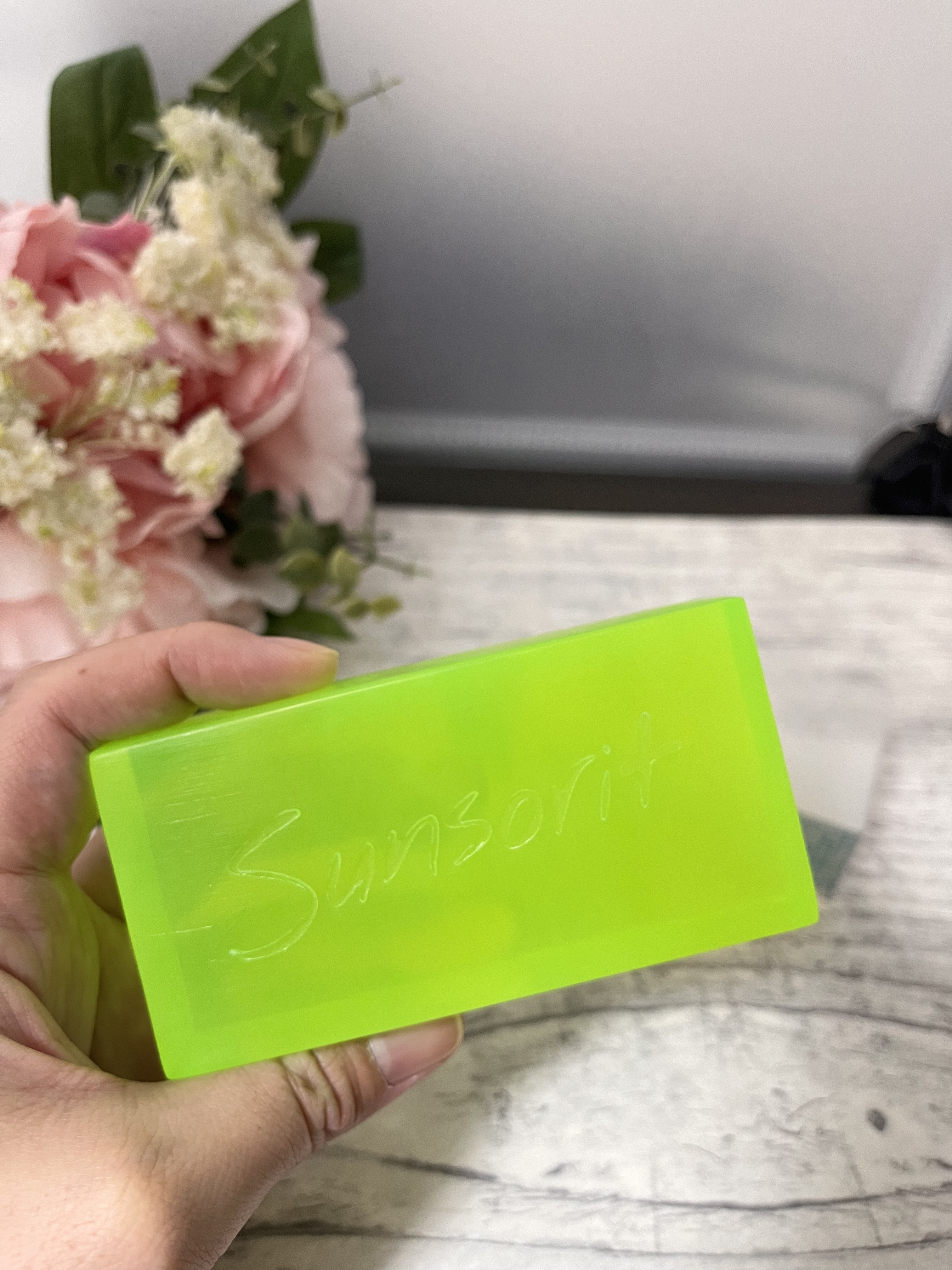 スキンピールバー AHA/サンソリット/洗顔石鹸を使ったクチコミ（2枚目）