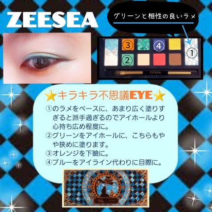 アリスドリームランドシリーズ 12色アイシャドウパレット(ZEESEA×大英博物館)/ZEESEA/アイシャドウパレットを使ったクチコミ(1枚目)