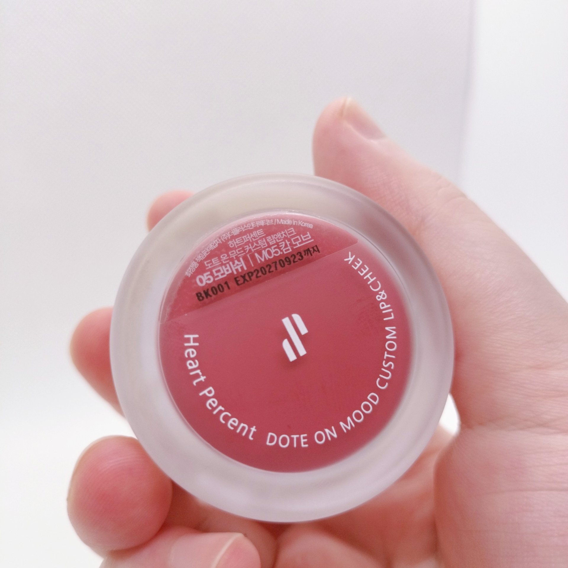 ドットオンムード・カスタム・リップアンドチーク/Heart Percent/ジェル・クリームチークを使ったクチコミ（2枚目）