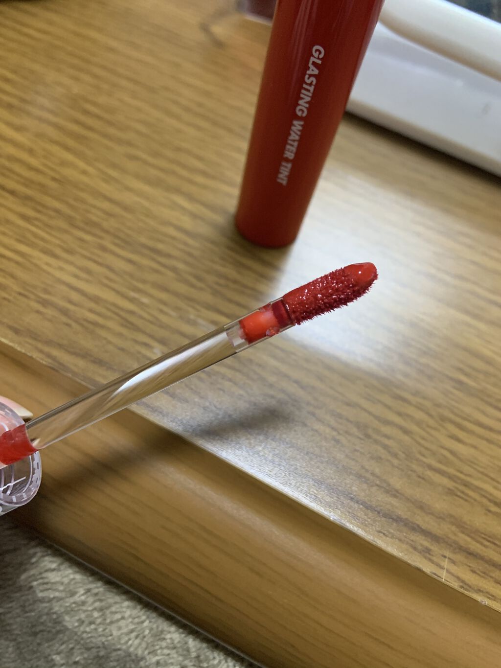 グラスティングウォーターティント/rom&nd/リップティントを使ったクチコミ（3枚目）