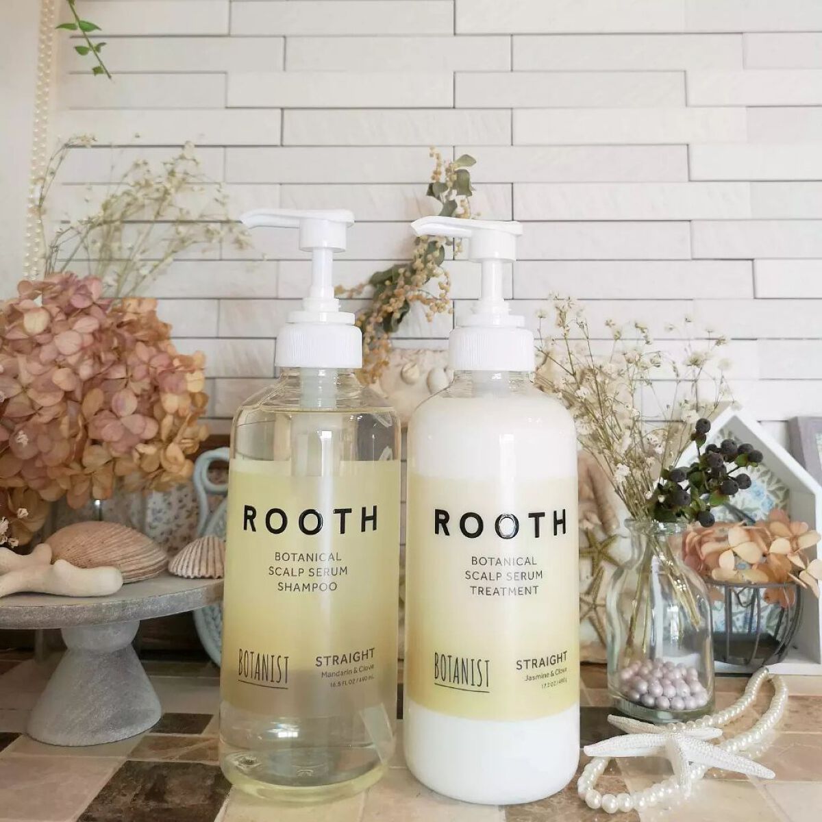 ルース ボタニカルスカルプセラム シャンプー・トリートメント（ストレート）/BOTANIST/市販シャンプーを使ったクチコミ（2枚目）