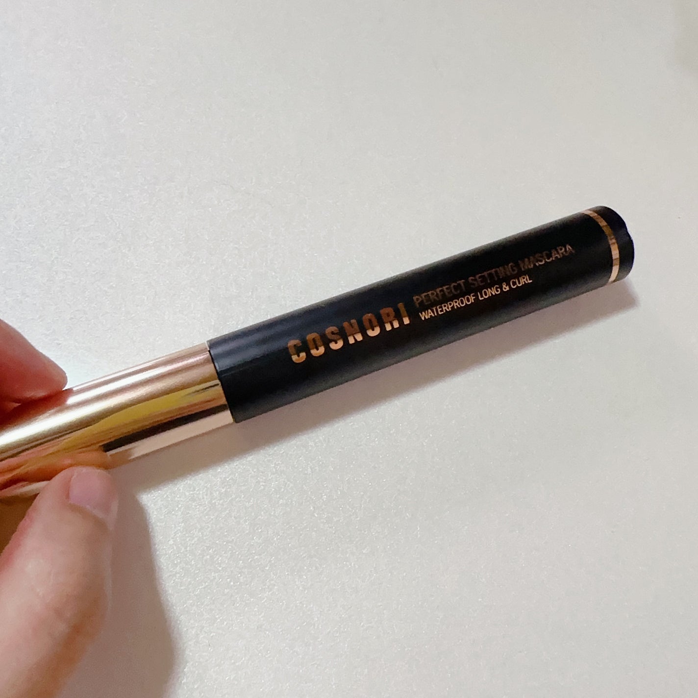 パーフェクトセッティングウォータープルーフマスカラ Long&Curl/COSNORI/マスカラを使ったクチコミ(2枚目)