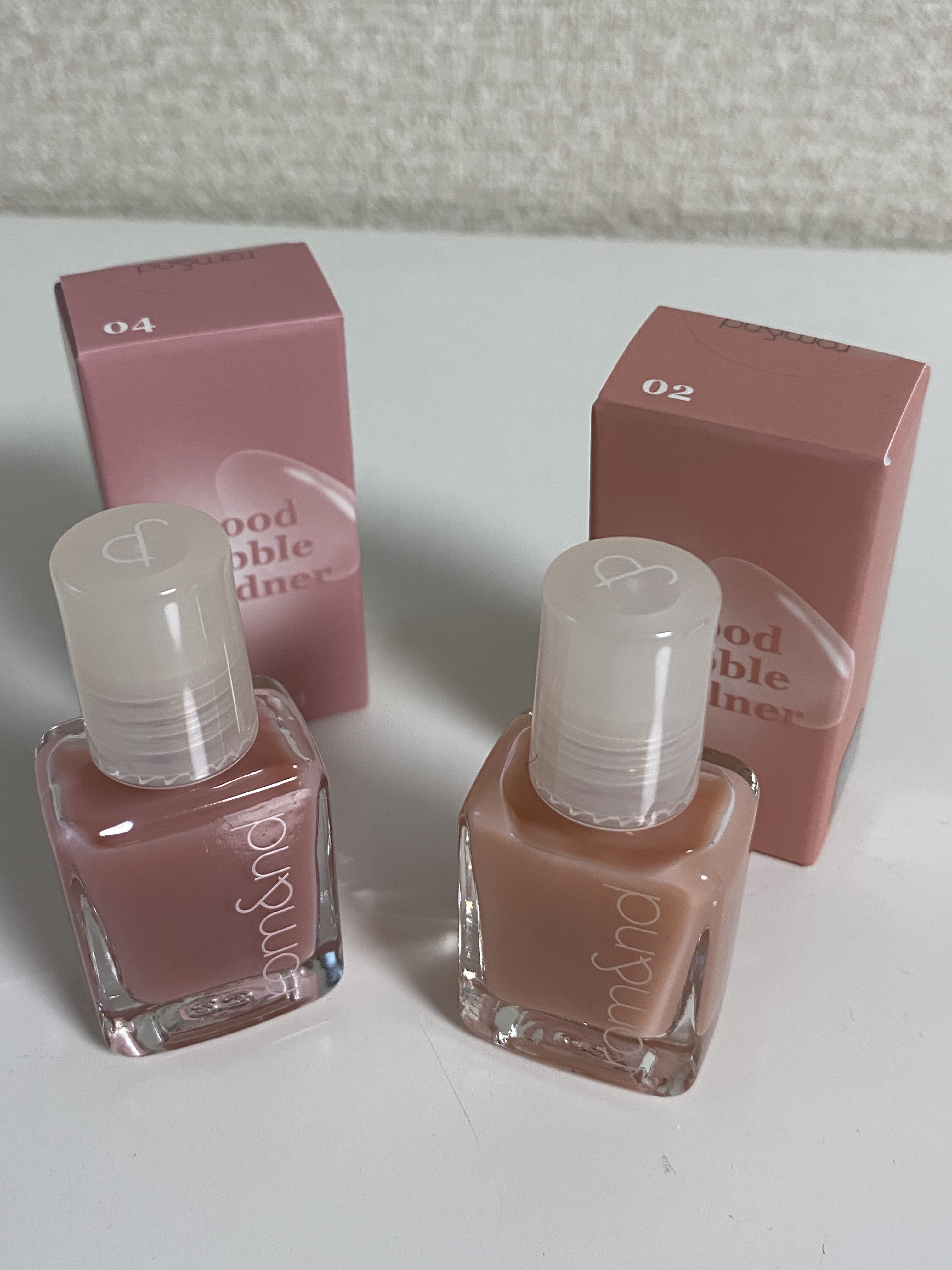 ムードペブル ネイル ハードナー/rom&nd/マニキュアを使ったクチコミ（3枚目）