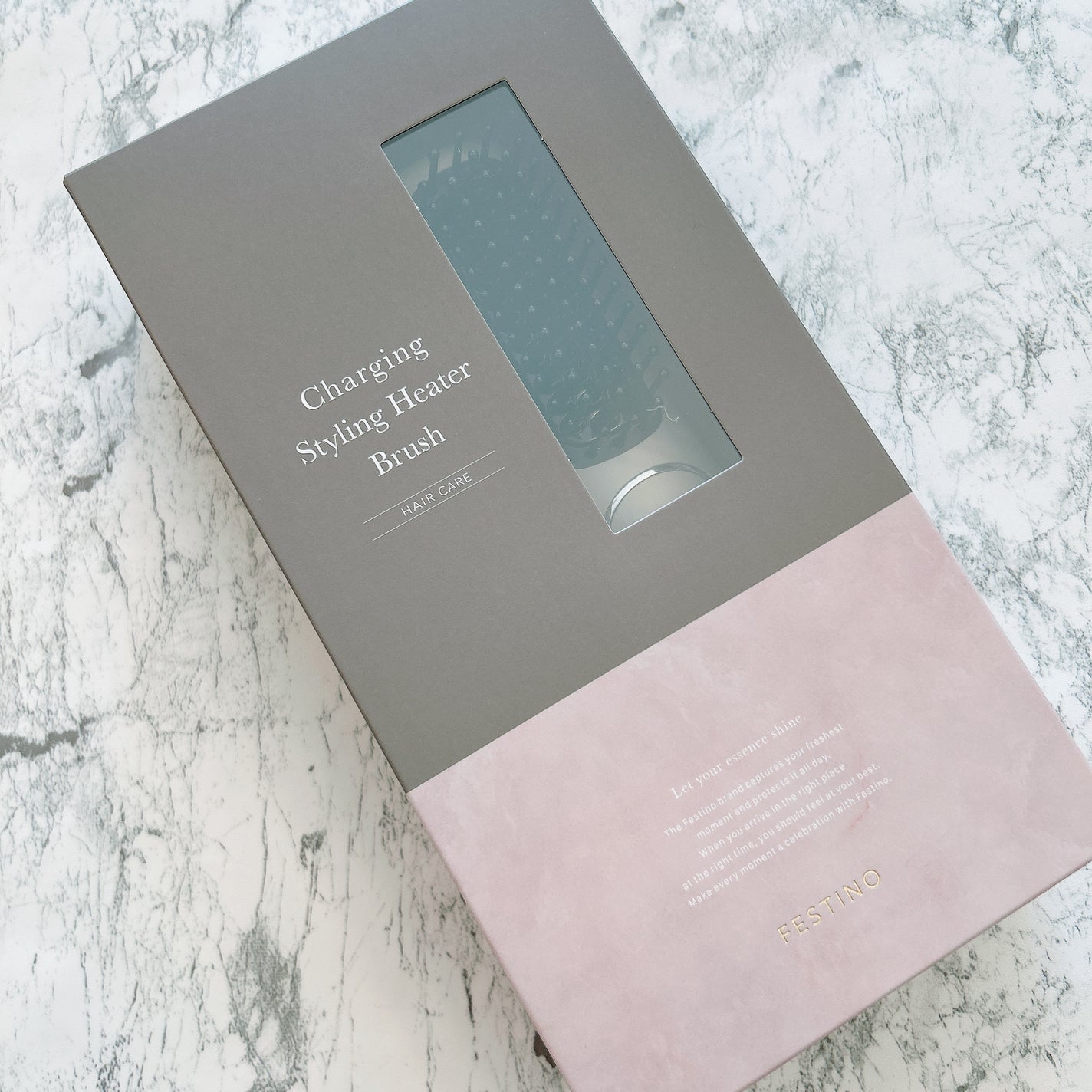充電式 スタイリング ヒーターブラシ/FESTINO/ヒートブラシを使ったクチコミ(5枚目)