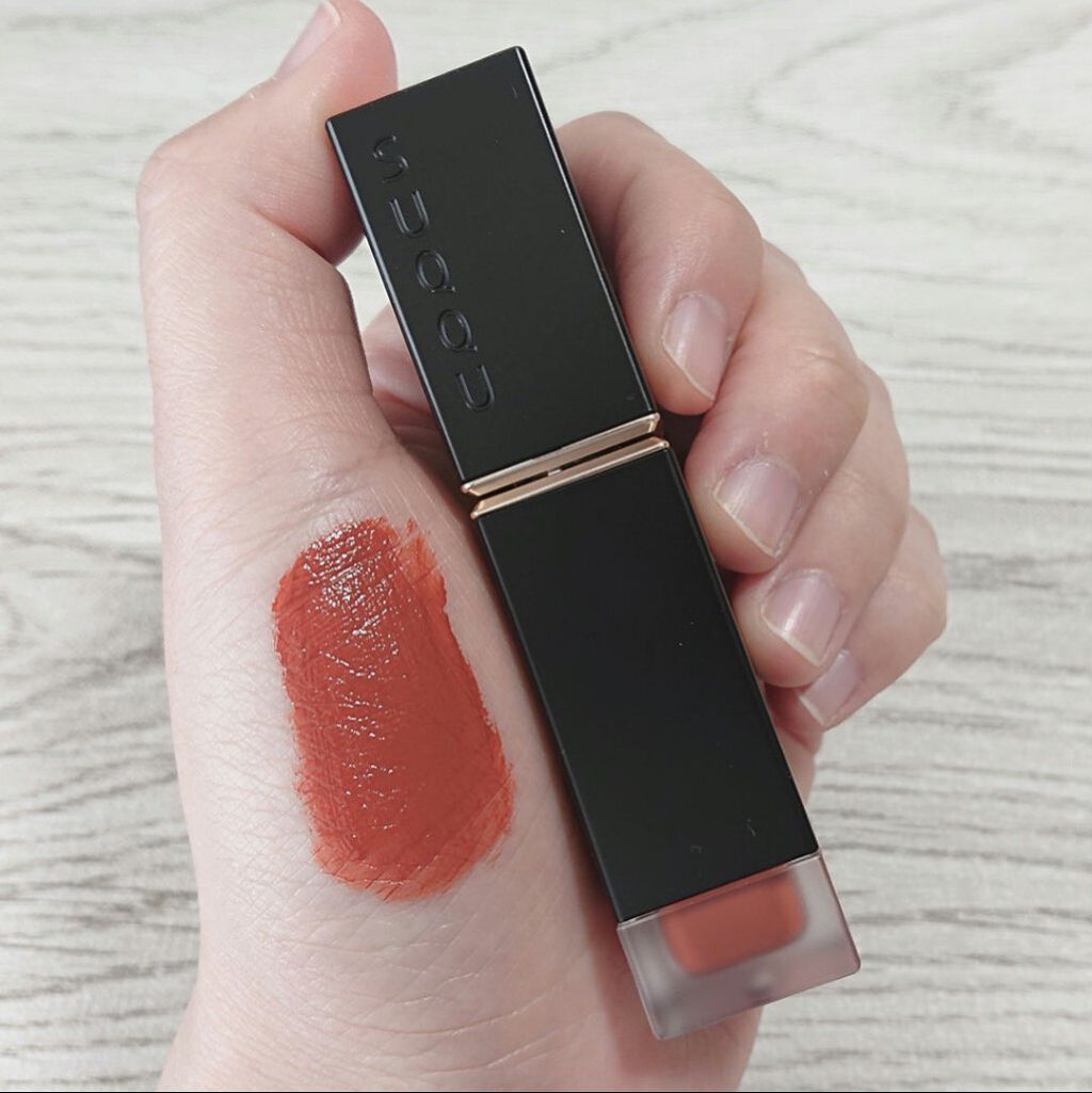 コンフォート リップ フルイド フォグ 104 照陽 -TERIBI/SUQQU/口紅を使ったクチコミ（3枚目）