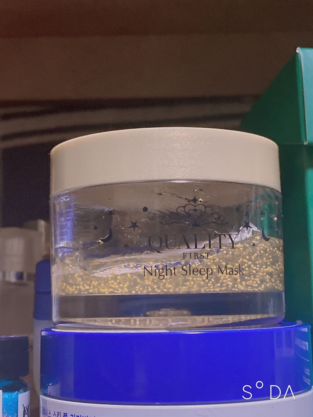 クイーンズプレミアムマスク ナイトスリーピングマスク/クオリティファースト/フェイスクリームを使ったクチコミ(1枚目)