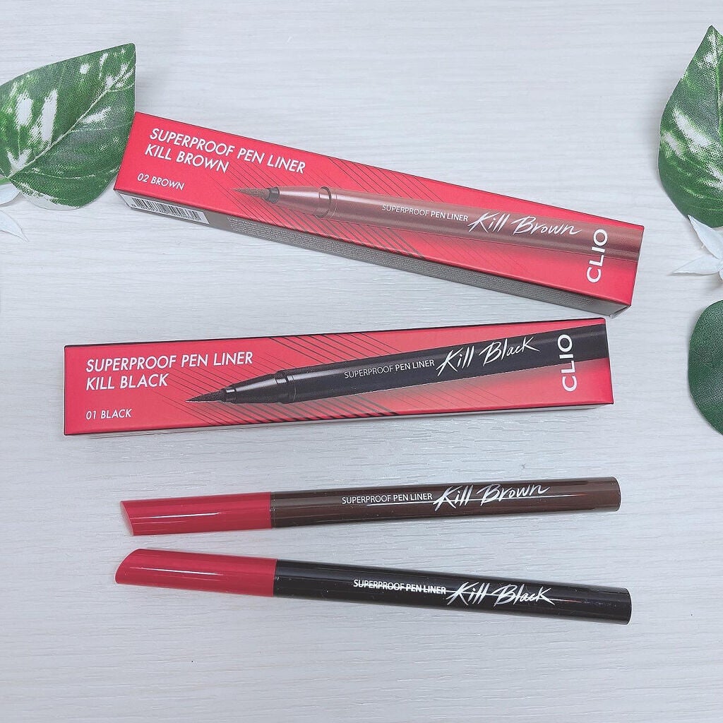 スーパープルーフ ペン ライナー/CLIO/リキッドアイライナーを使ったクチコミ(9枚目)