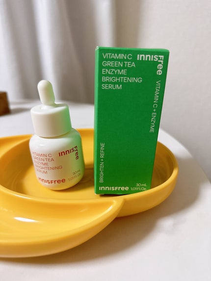 ビタC グリーンティーエンザイム ブライト セラム/innisfree/美容液を使ったクチコミ(3枚目)