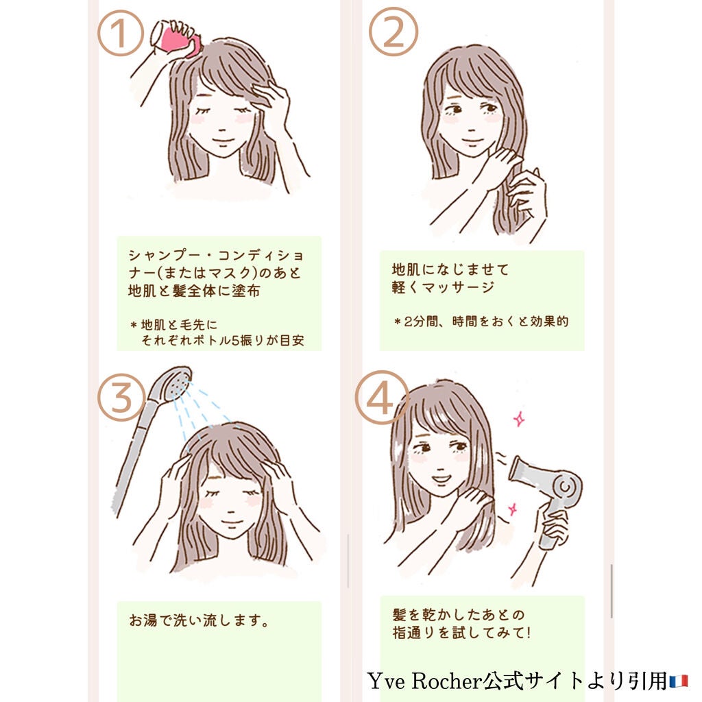 リンシングビネガー シルキーシャイン さらキララズベリー/イヴ・ロシェ/洗い流すヘアトリートメントを使ったクチコミ(3枚目)