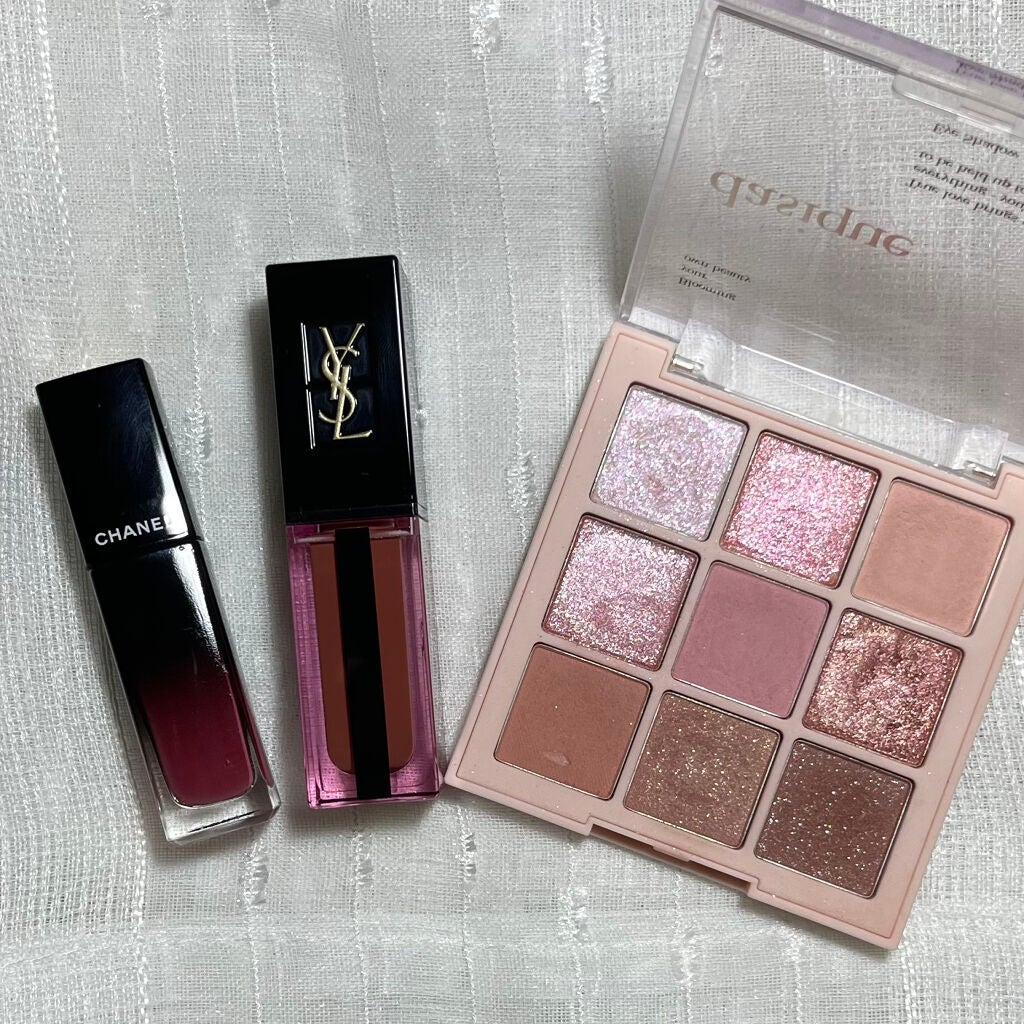 ルージュ ピュールクチュール ヴェルニ ウォーターステイン/YVES SAINT LAURENT BEAUTE/口紅を使ったクチコミ(3枚目)