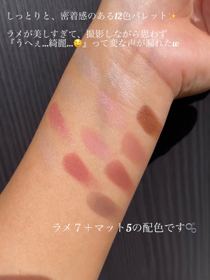 ホーリーモリーレイヤーパレット 06 プラムダイブ/HAKIT/アイシャドウパレットを使ったクチコミ(3枚目)