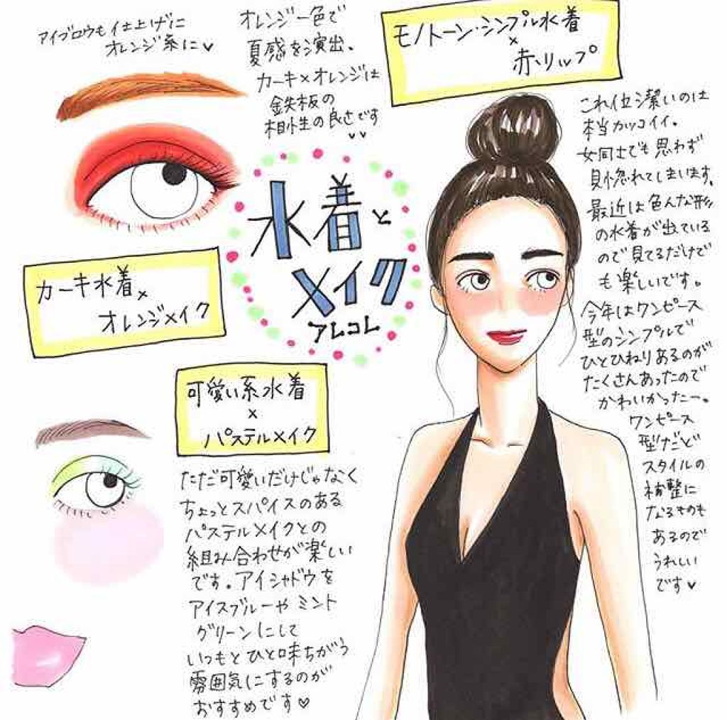 cie on LIPS 「海、ナイトプール用メイク..」(1枚目)