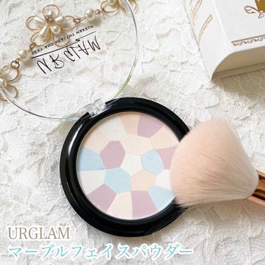 UR GLAM　MARBLE FACE POWDER/U R GLAM/プレストパウダーを使ったクチコミ（1枚目）