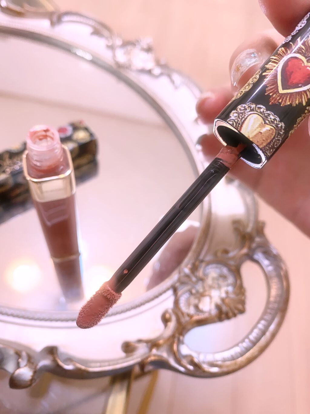 シャイニッシモ ハイシャインリップラッカー/DOLCE&GABBANA BEAUTY/口紅を使ったクチコミ(3枚目)