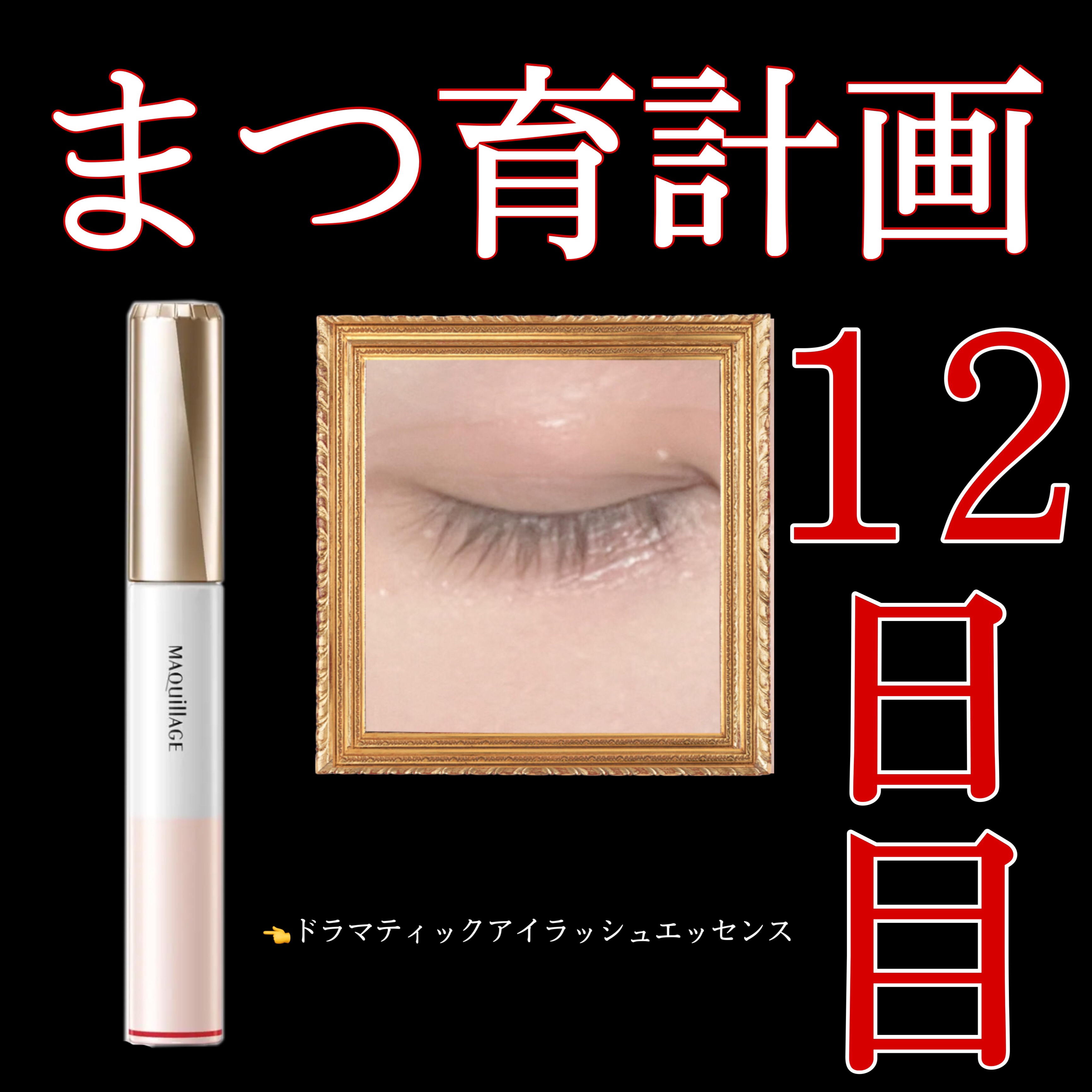ドラマティックアイラッシュエッセンス/マキアージュ/まつげ美容液を使ったクチコミ（1枚目）