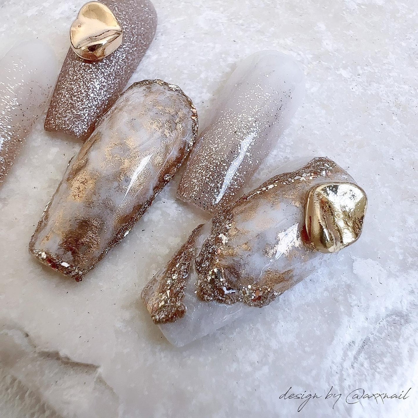 ami on LIPS 「.newdesing♡@md_gelのジェルインク使用💓ゴール..」(4枚目)