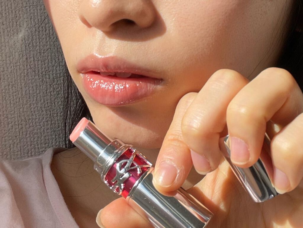 YSL ラブシャイン キャンディグレーズ No.8 チリ デライト/YVES SAINT LAURENT BEAUTE/口紅を使ったクチコミ（2枚目）