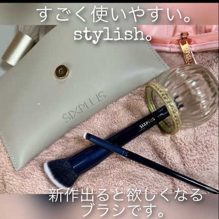 ファンデーションブラシ2本セット/SIXPLUS/メイクブラシを使ったクチコミ(6枚目)
