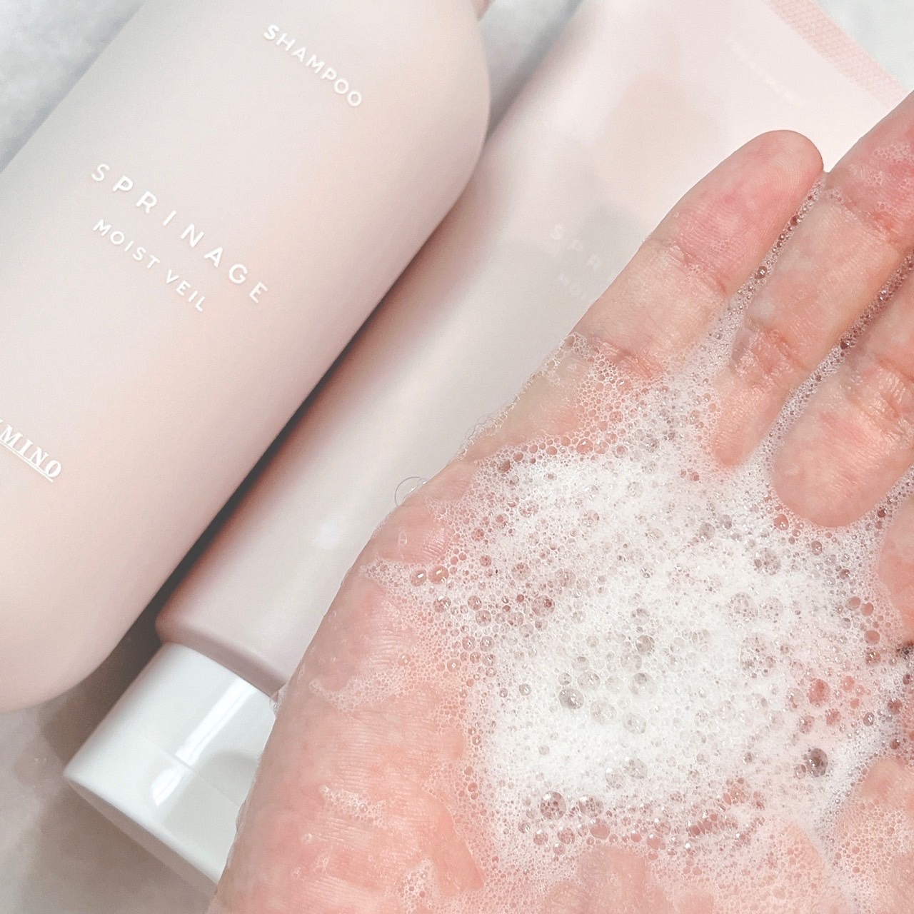 スプリナージュ シャンプー/トリートメント モイストヴェール/アリミノ/サロンシャンプーを使ったクチコミ（3枚目）