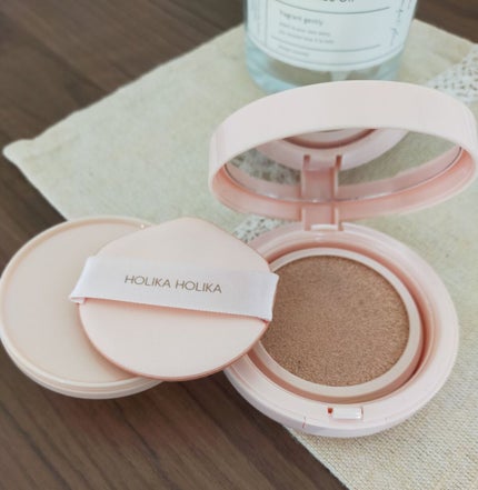 ストロビングウォーターブリリアンスクッション/HOLIKA HOLIKA/クッションファンデーションを使ったクチコミ(2枚目)