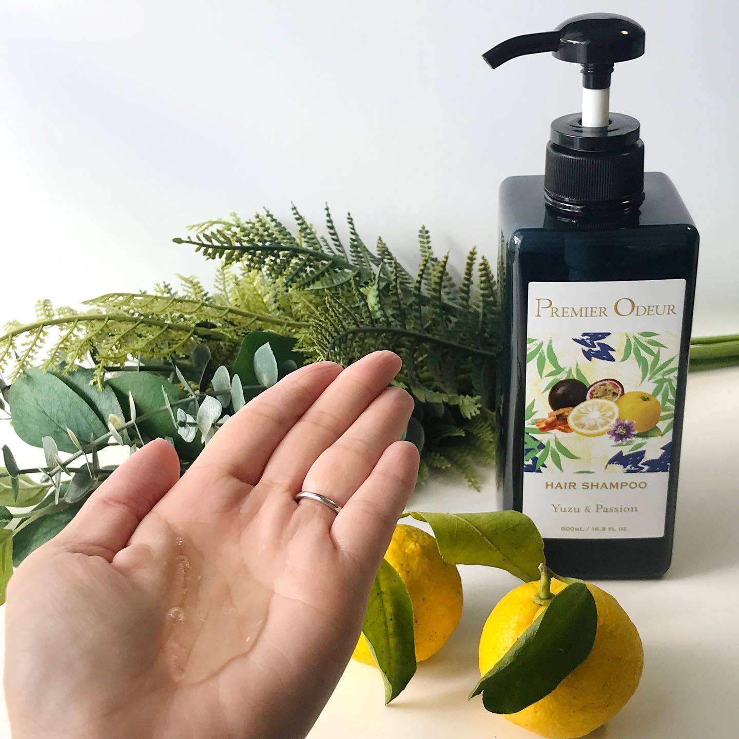プルミエ オドゥール シャンプー / トリートメント  ユズ&パッション/premier odeur/市販シャンプーを使ったクチコミ（2枚目）