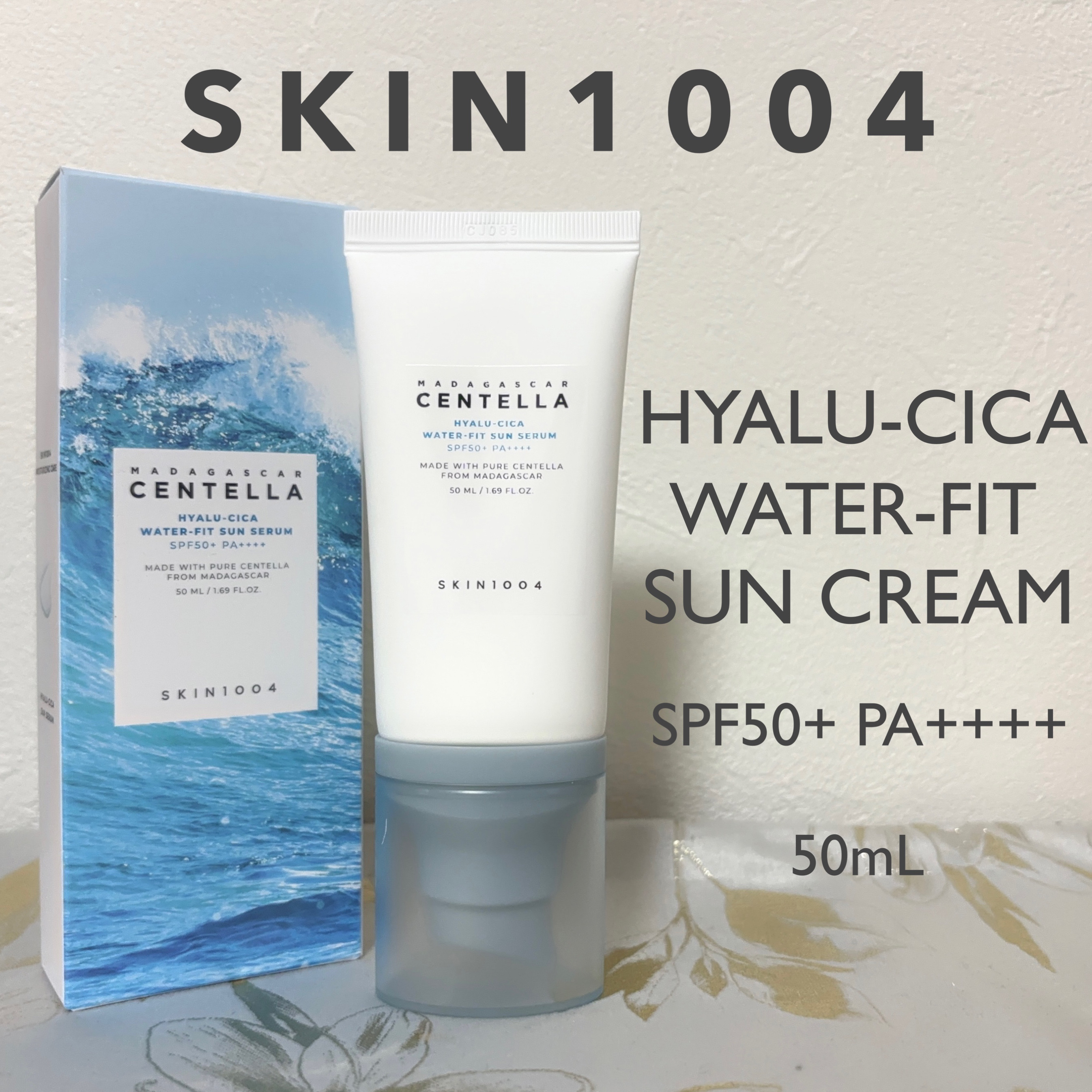 ヒアルーシカ ウォーターフィット サンセラム/SKIN1004/日焼け止めローションを使ったクチコミ（2枚目）