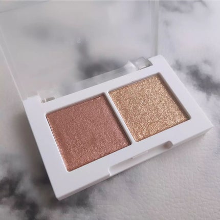 マイカラー デュオシャドウ/FAVES BEAUTY/アイシャドウパレットを使ったクチコミ(2枚目)