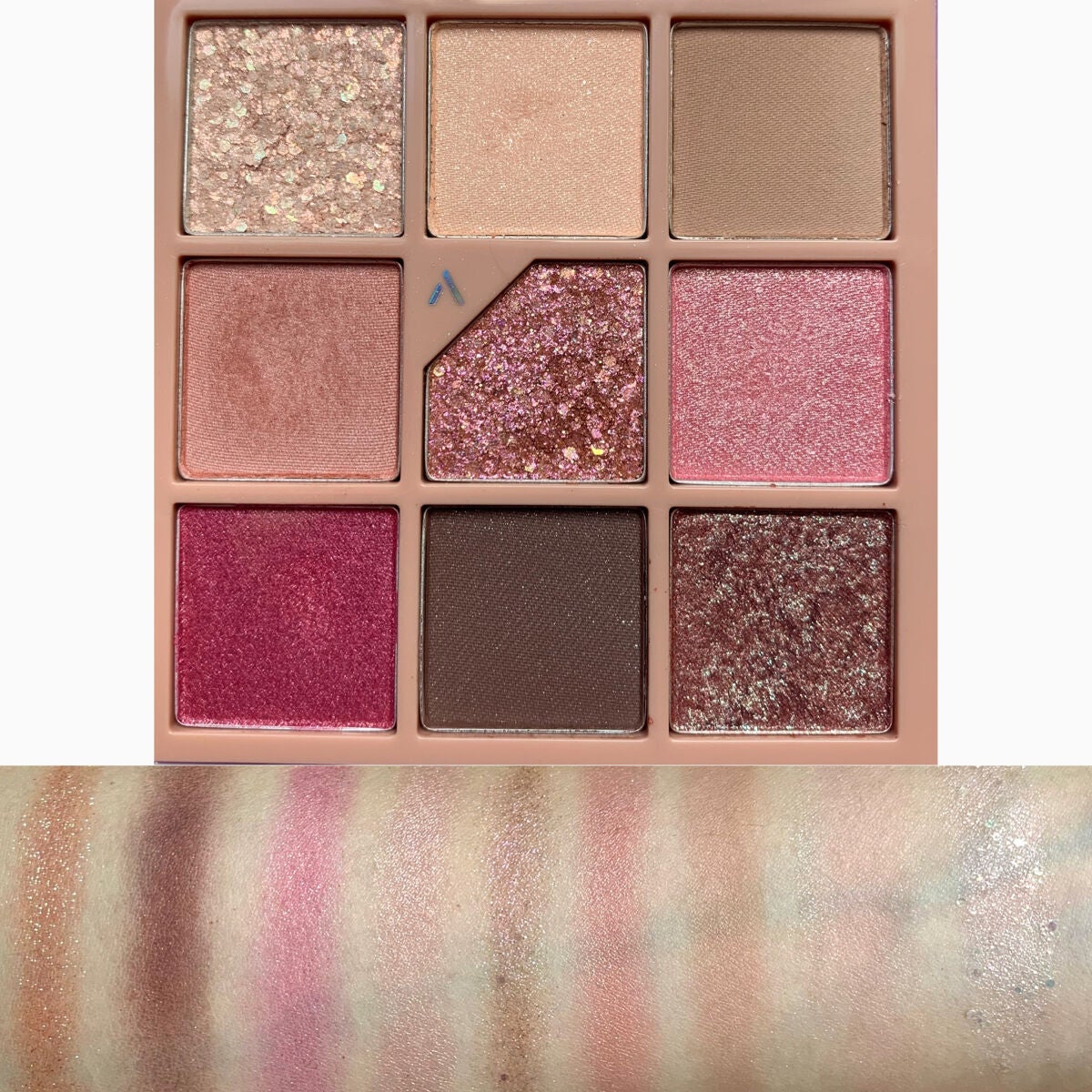 グリッターペディアアイパレット/unleashia/アイシャドウパレットを使ったクチコミ(2枚目)