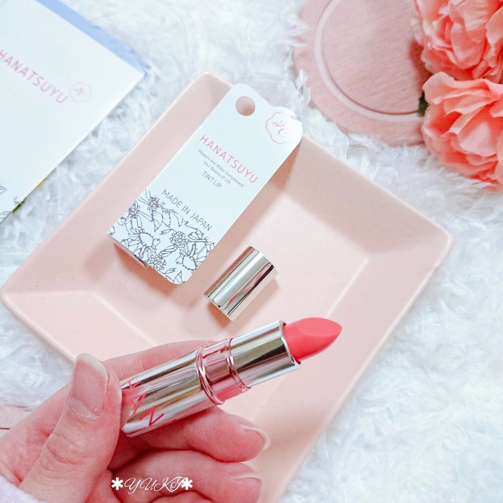 HANATSUYU ティントリップ/HANATSUYU/リップティントを使ったクチコミ(5枚目)