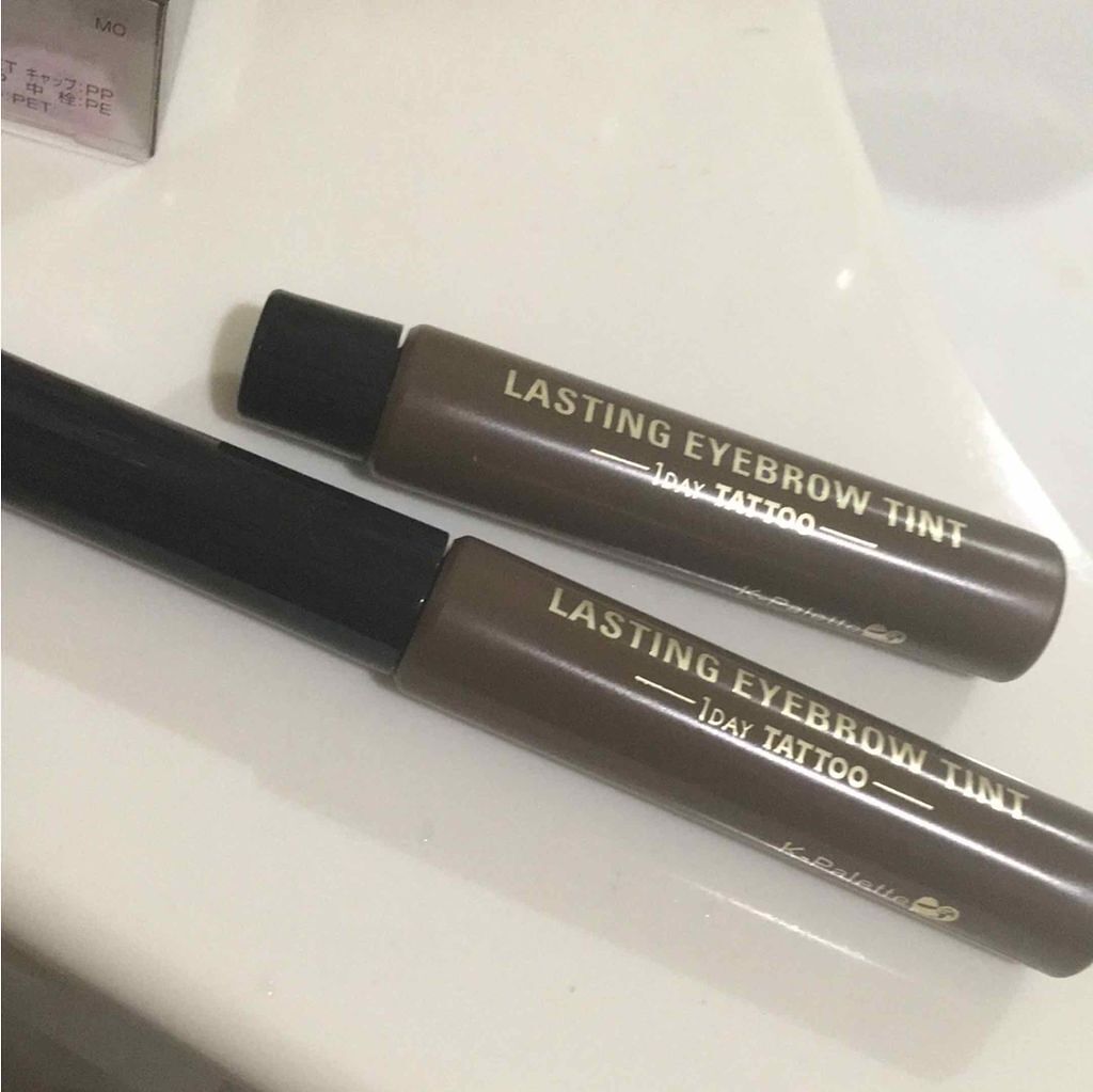 ラスティングアイブロウティント/K-パレット/眉ティントを使ったクチコミ（2枚目）