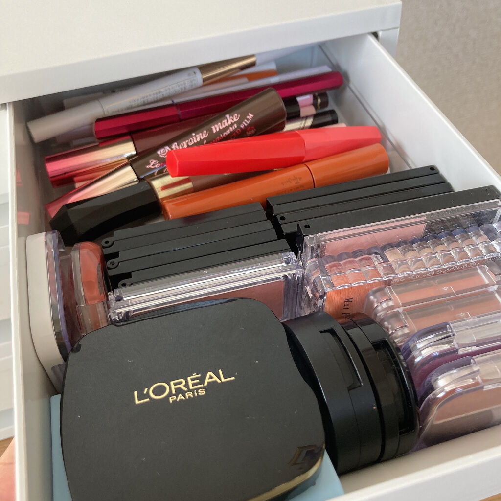 ポリプロピレンケース・引出式・横ワイド・薄型/無印良品/その他を使ったクチコミ（3枚目）