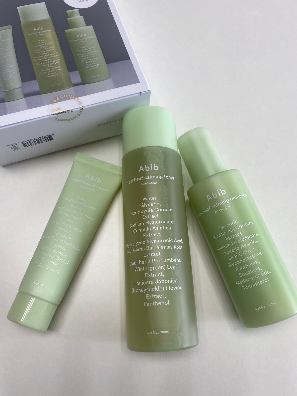 <楽天限定>ドクダミ3種セット/Abib /スキンケアキットを使ったクチコミ(1枚目)