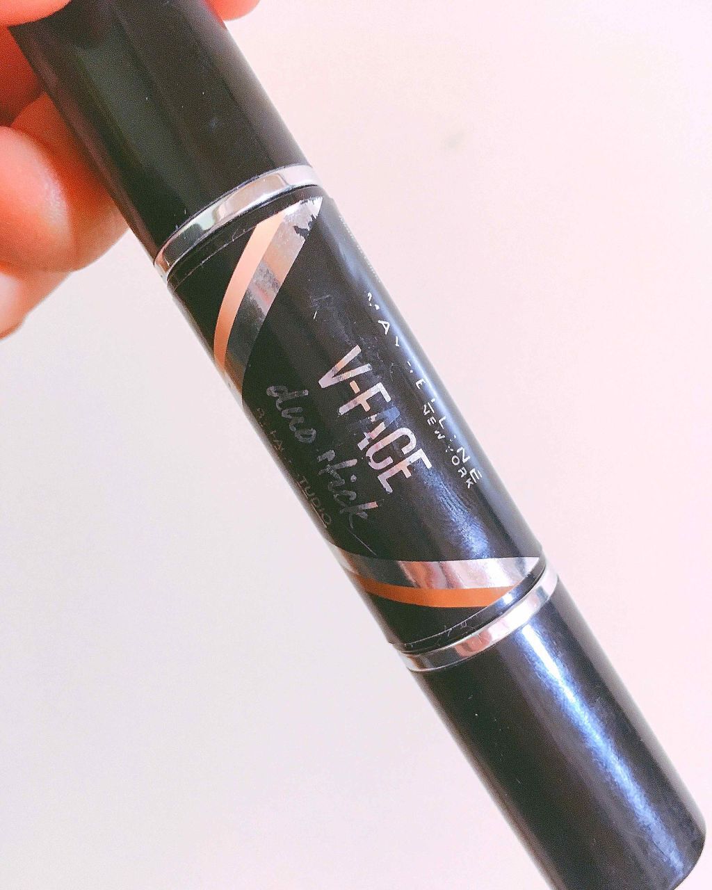 フェイスステュディオ Vフェイス デュオスティック 02 ミディアム/MAYBELLINE NEW YORK/ジェル・クリームチークを使ったクチコミ（1枚目）