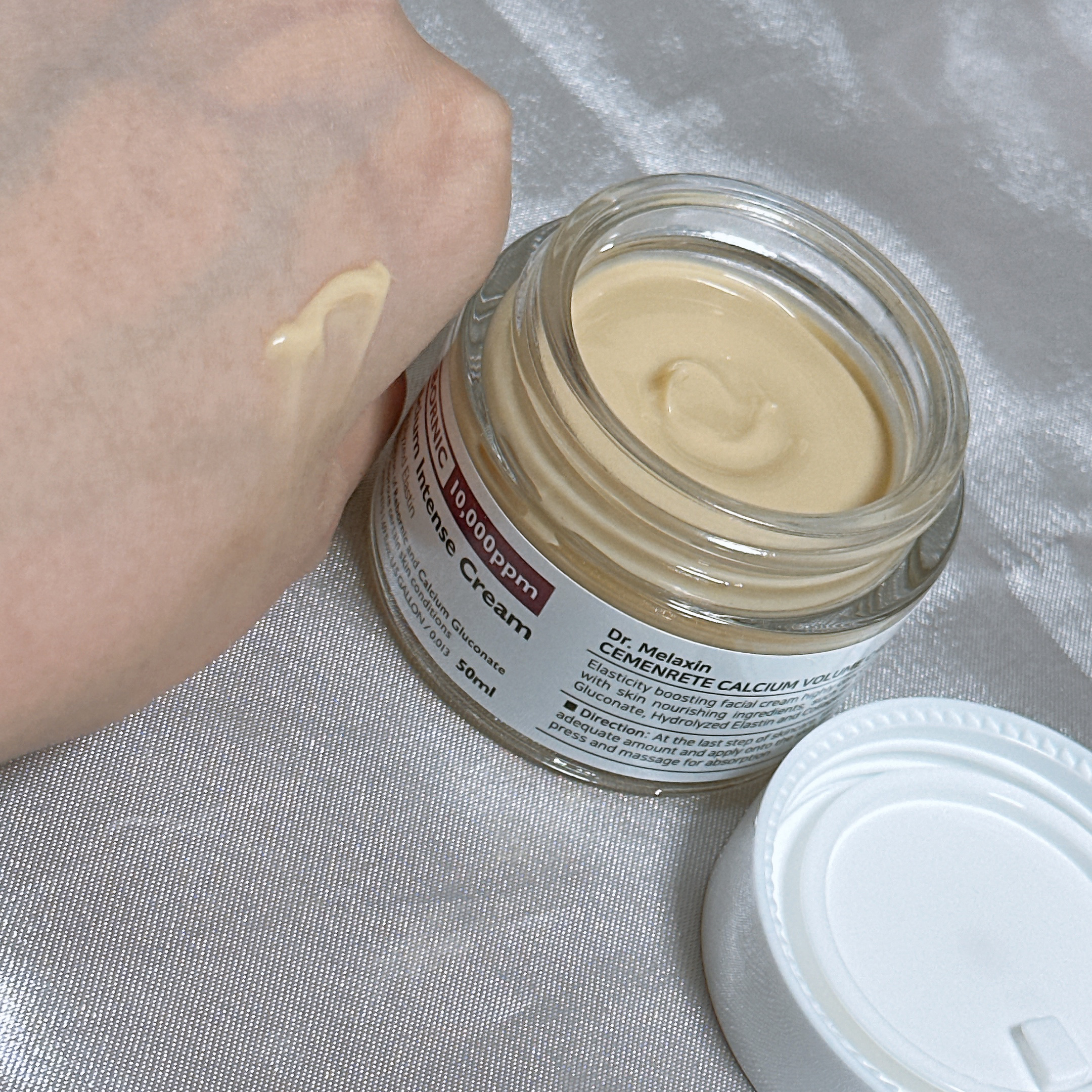 Cemenrete Calcium Intense Cream/Dr.Melaxin/フェイスクリームを使ったクチコミ（3枚目）