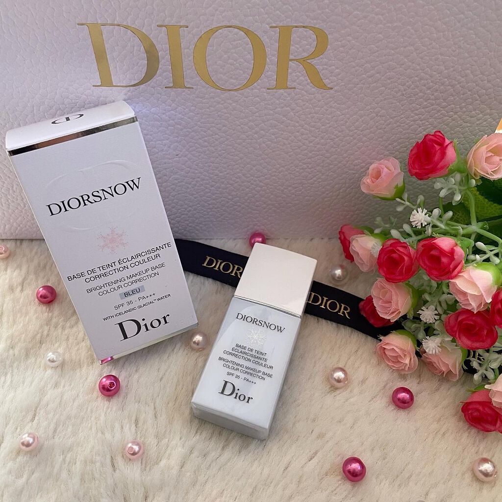 【旧】スノー メイクアップ ベース UV35 SPF35／PA+++/Dior/化粧下地を使ったクチコミ（2枚目）
