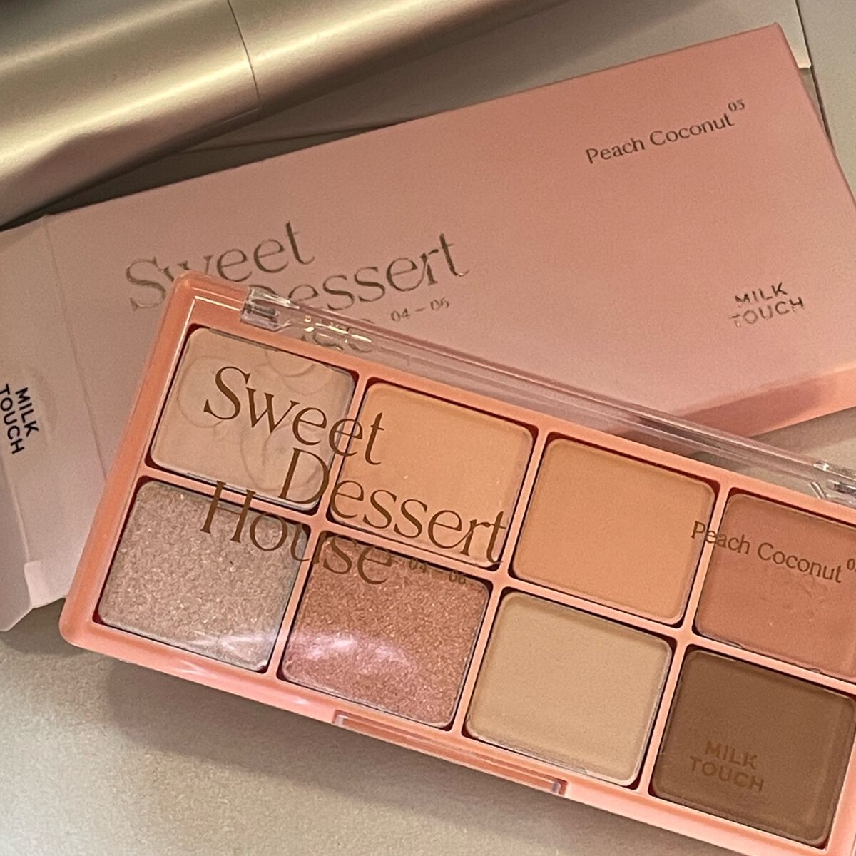 ビーマイスウィートデザートハウスパレット/Milk Touch/アイシャドウパレットを使ったクチコミ(1枚目)