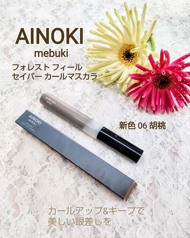 カールアップ&キープで美しい眼差しを🧡

AINOKI  mebuki 
フォレスト フィール セイバー カールマスカラ

今回は、フォレスト フィール セイバー カールマスカラの新色 06 胡桃を使用