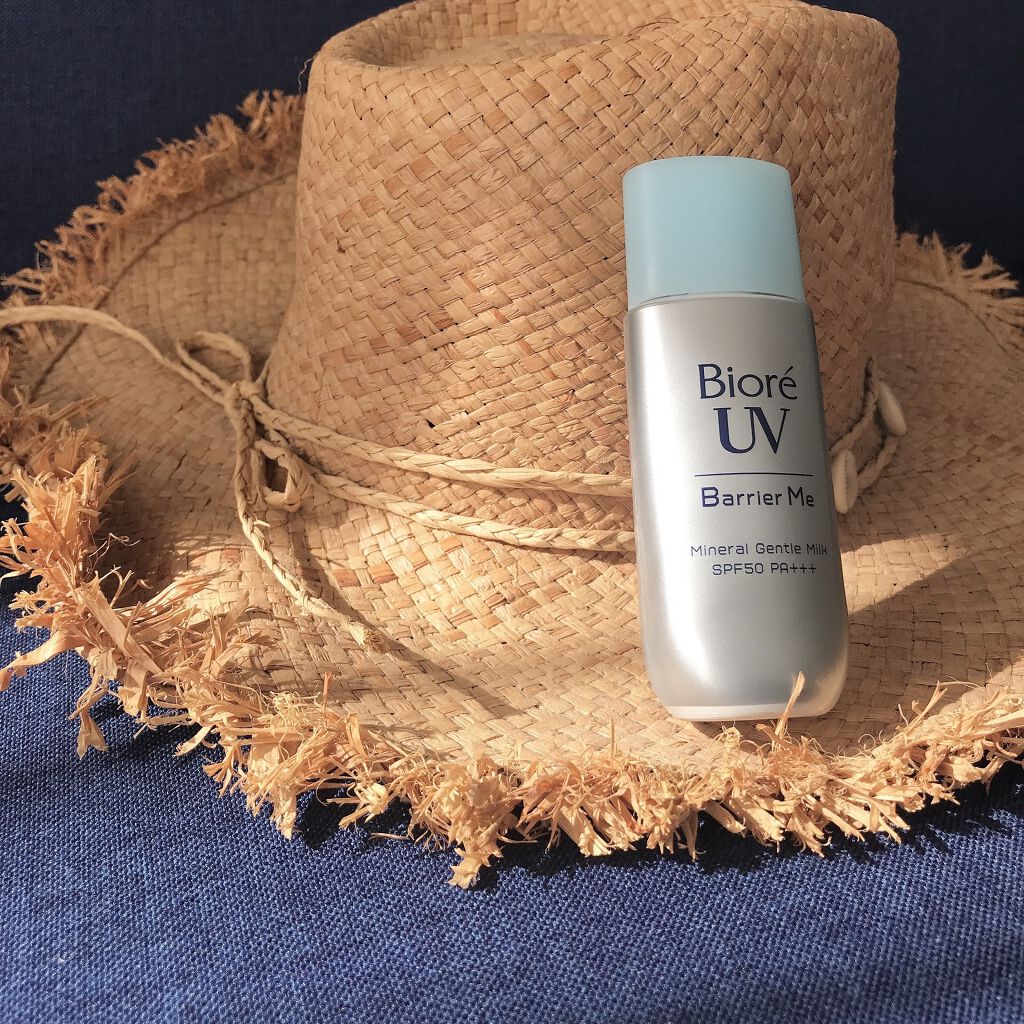ビオレUV バリア・ミー ミネラルジェントルミルク/ビオレ/日焼け止めミルクを使ったクチコミ(1枚目)