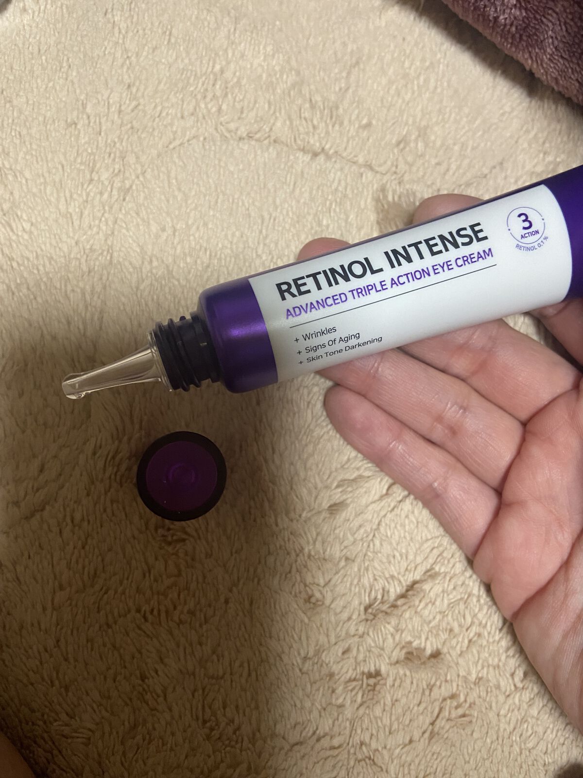 レチノールインテンシブ アドバンスドトリプルアクションアイクリーム/SOME BY MI/アイケア・アイクリームを使ったクチコミ（2枚目）