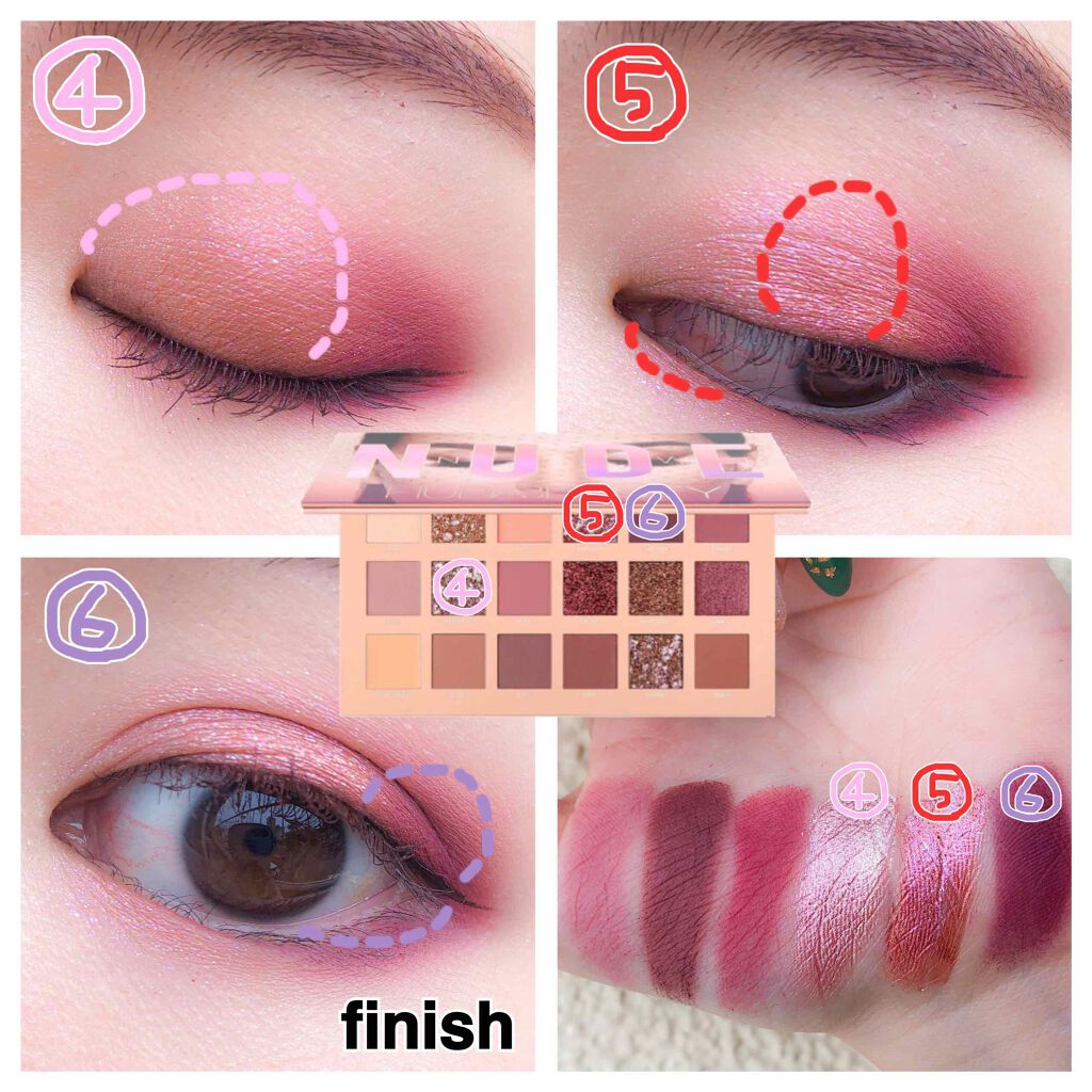 The New Nude Palette/Huda Beauty/アイシャドウパレットを使ったクチコミ（3枚目）