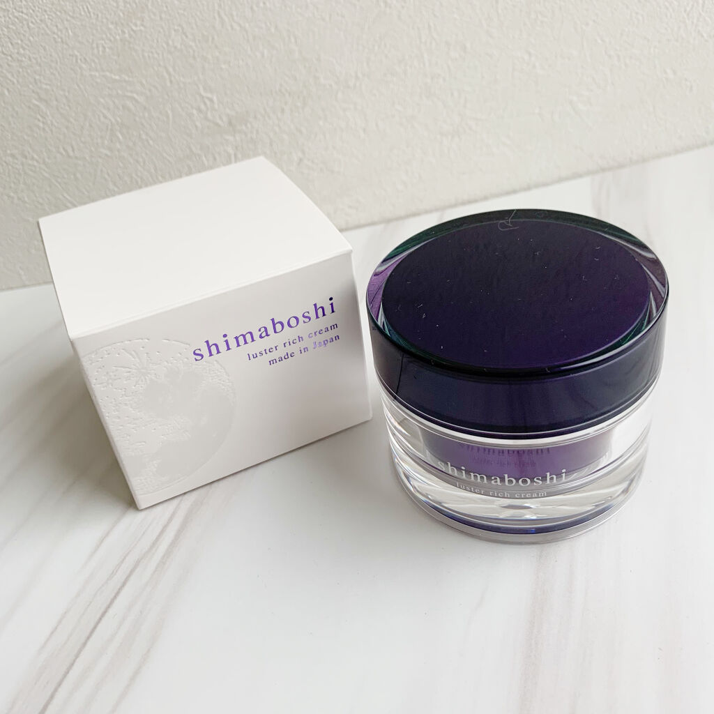 ラスターリッチクリーム/shimaboshi/フェイスクリームを使ったクチコミ（1枚目）