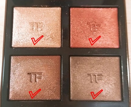 アイ カラー クォード/TOM FORD BEAUTY/アイシャドウパレットを使ったクチコミ(2枚目)
