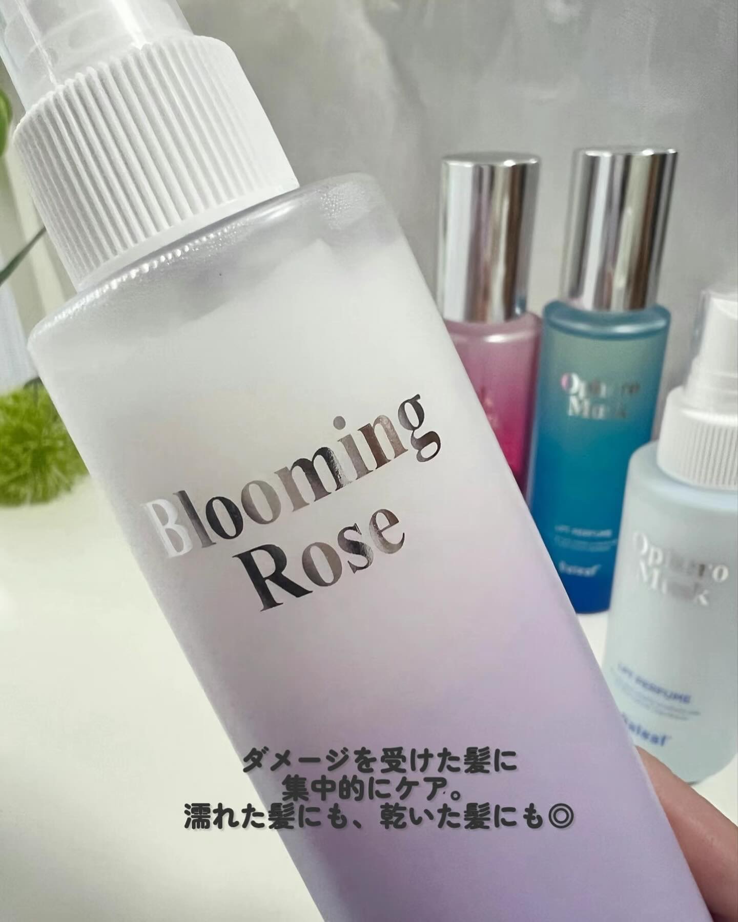 パフュームヘアパックインミスト Pink Breeze/Daleaf/アウトバストリートメントを使ったクチコミ（3枚目）